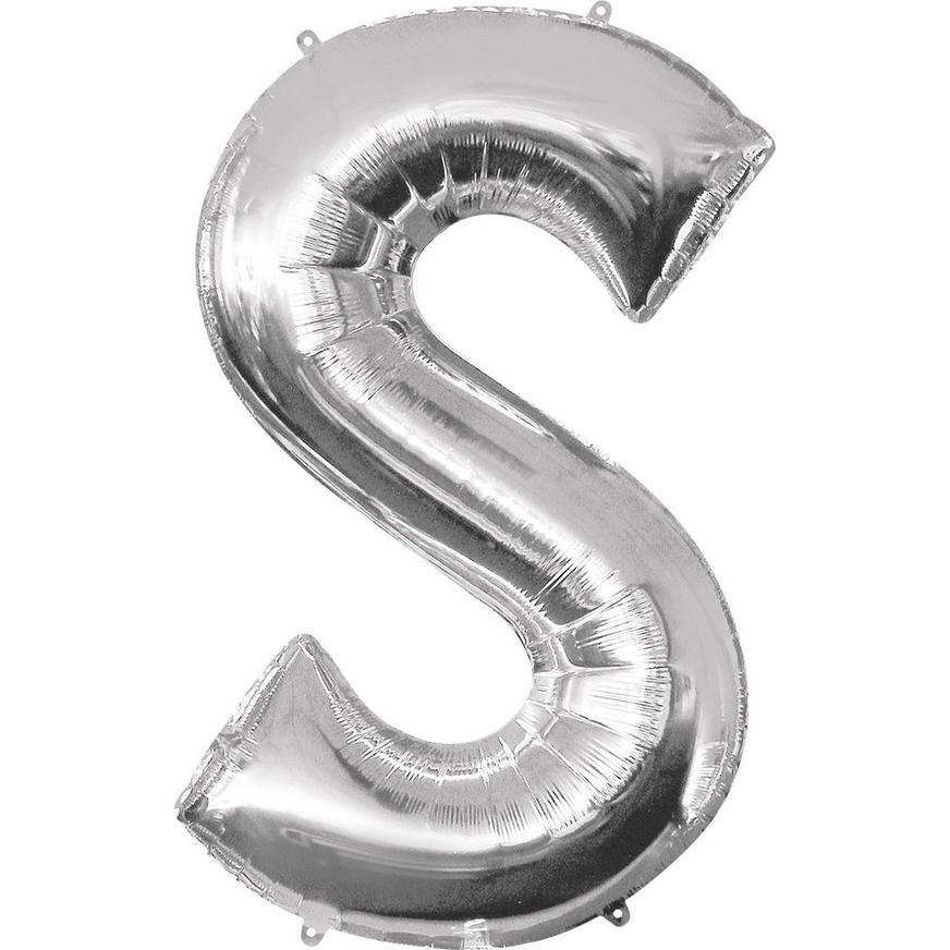34in Silver Letter Balloon (S)